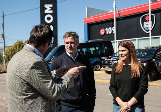 Pilar: Achával y Peralta presentaron nuevos móviles y lectores de patentes